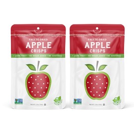 Nature’s Turn Freeze-Dried Fruit Snacks, Apple Crisps, Pack of 2 (1.2 oz Each)
