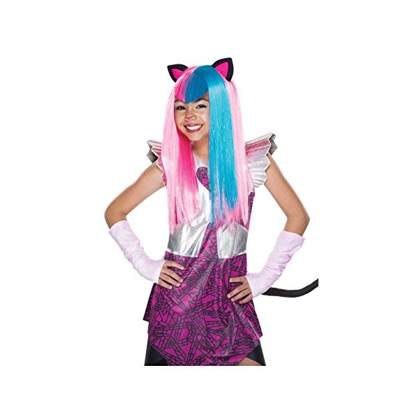 Rubie's Official Monster High Mattel Catty Noir Wig, Children Costume - One Size