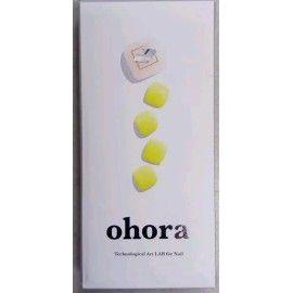 Ohora Semi Cured Toenails Technological Art LAB PP-002 P Minuet Glossy Yellow