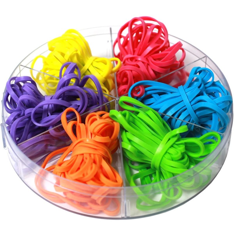 CALCUSO Stationery complete package: assorted coloured paper clips, large paper