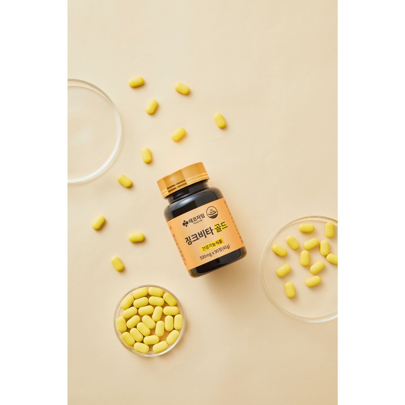징크비타골드 비타민B12 아연 500mg x 90 3개월분, 90정, 1개 Zinc