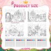 4 Set Coloring Pillowcase with Marker Craft Kit,Princess