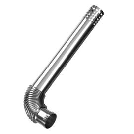 MIZUDO 3“ OD Vent Pipe Kit Including Elbow and Chimney Rain Cap Stainless Steel Vent Tube and Elbow Compatible with Most of Tankless Water Heater