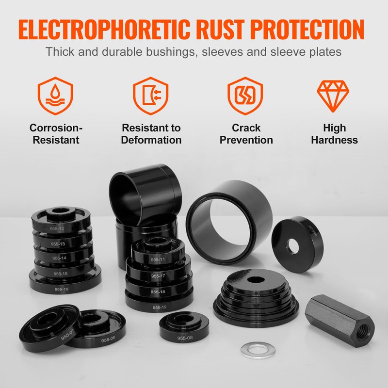 VEVOR Wheel Bearing Press Kit, 23 pcs FWD Bearing Puller