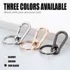 Wikavanli Metal Keychains Keyring Key Chain Ring Clip Holder Organizer