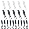 Zip Zipper, Pack of 10 Replacement Parts Zip Zipper, Metal