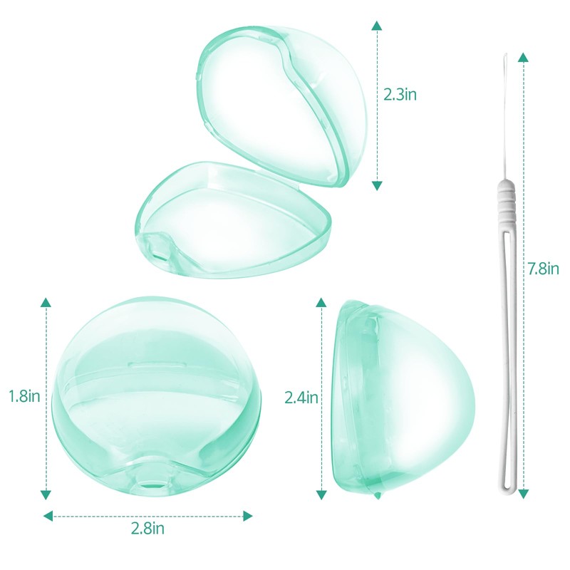 Nisxabebe Pacifier Case,3 Pack BPA Free Pacifiers Holder Case with