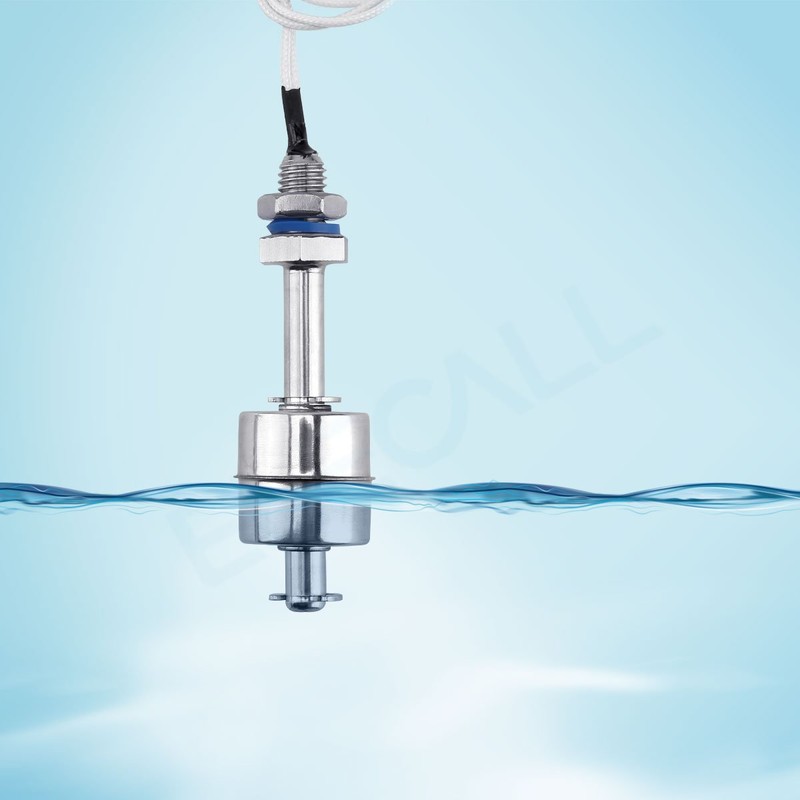 Elecall 4"Float Switch Stainless Steel Tank Water Level Sensor 110V