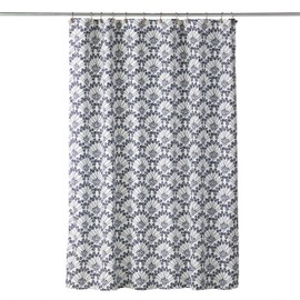SKL Home Vern Yip Boho Floral Shower Curtain, White