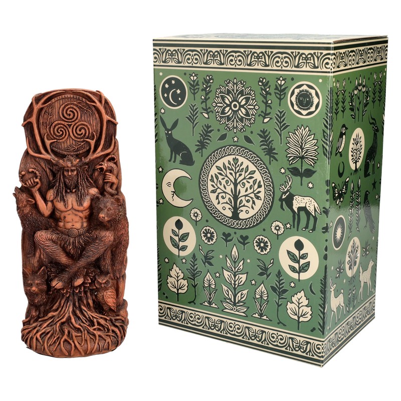 Figuren Shop GmbH Cernunnos - Hand Painted Polyresin Sculpture of