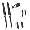 Reverse Tweezers, Cross Locking Tweezers Stainless Steel Soldering Tweezers with