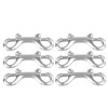 6Pcs Double End Snap Hook Stainless Steel Multifunctional Double Ended