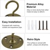 INCREWAY Wall Mount Ceiling Hooks, 4PCS Sturdy Hanging Chandelier Plate