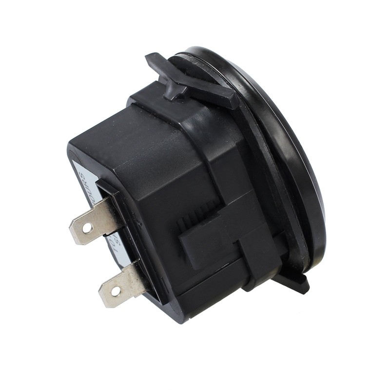 AMTOVL Quartz Hour Meter Round DC 12v 24v 36v 48V