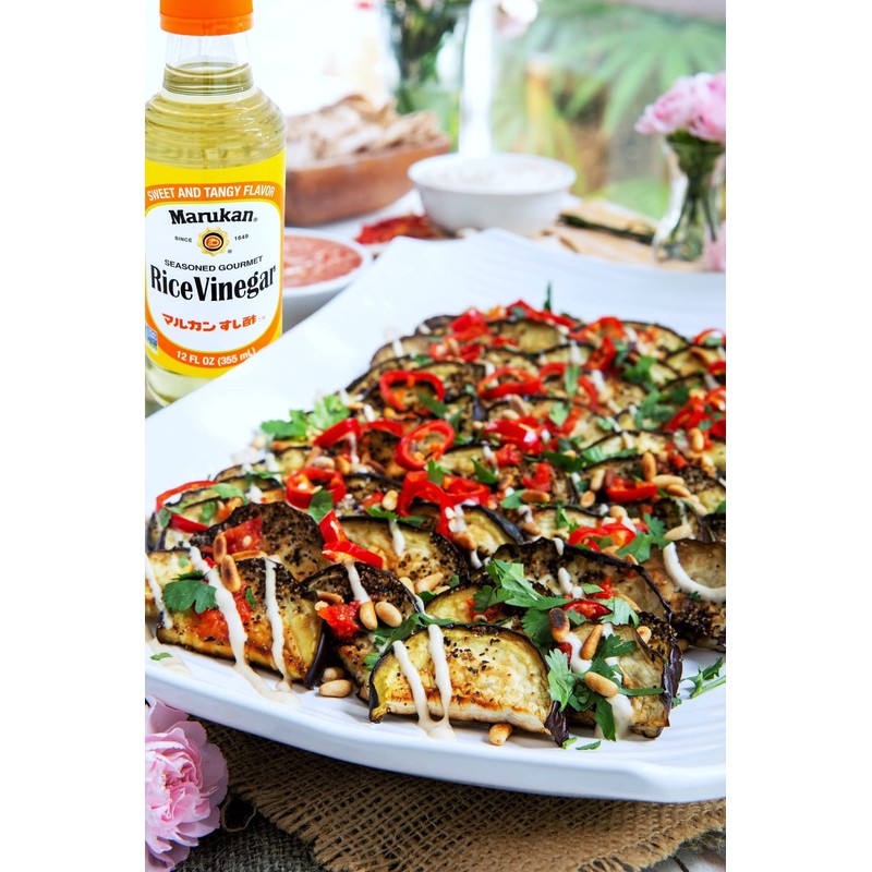 Marukan Seasoned Gourmet Rice Vinegar, 1 Gallon (Pack of 2)