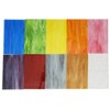Lanyani（10 Sheets）Variety Stained Glass Sheets 4 x 6 inch Opal