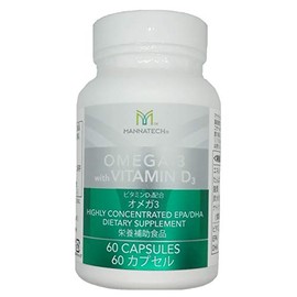 manatekku Omega 3 60 Capsules Japan One Way Essential Fatty Acids at your fingertips Intake