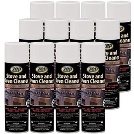 Zep Heavy-Duty Foaming Oven and Stove Cleaner - 19 oz (Case of 12) 27101 - Commercial Strength, Clings to sides, Hoods, and Racks