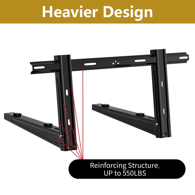 WeCooper Heavy Duty Mini Split Wall Mounting Bracket,Outdoor Air Conditioner