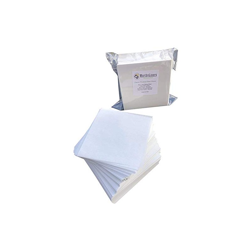 Worthy Liners Parchment Paper Squares 1000 Pieces (4 X 4