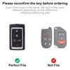 Seedwee for Jeep Fob Cover, Soft TPU Keys Protector Bling