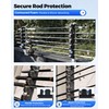 Spirrelab Truck Bed Fishing Rod Holders Holds 6 Fishing Rods,