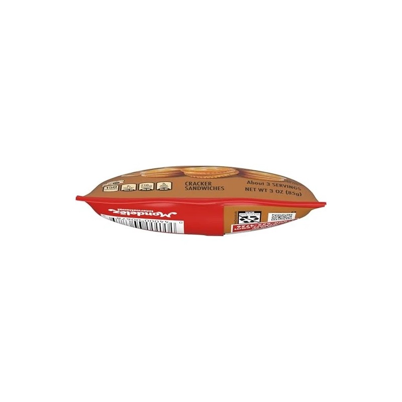 RITZ Bits Peanut Butter Sandwich Crackers 12 Pack 3 Ounce