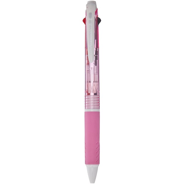 Uni Ballpoint Pen Jetstream 2 Color Black, Red Ink 0.7mm, Pink (SXE230007.13)