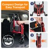 3 Wheels Walkers for Seniors, Narrow Foldable Three Wheels Rollator