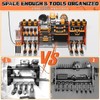 45" Large Power Tool Organizer Wall Mount with Charging Station