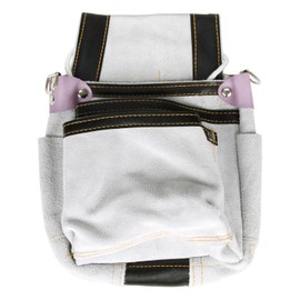 SK11 Leather Nail Bag, 3 Tiers, Wide Gusset, 12.6 x 10.2 inches (320 x 260 mm), SMK-WM