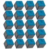 SUPVOX 24Pcs Billiard Cue Chalk A Grade Blue Pool Stick