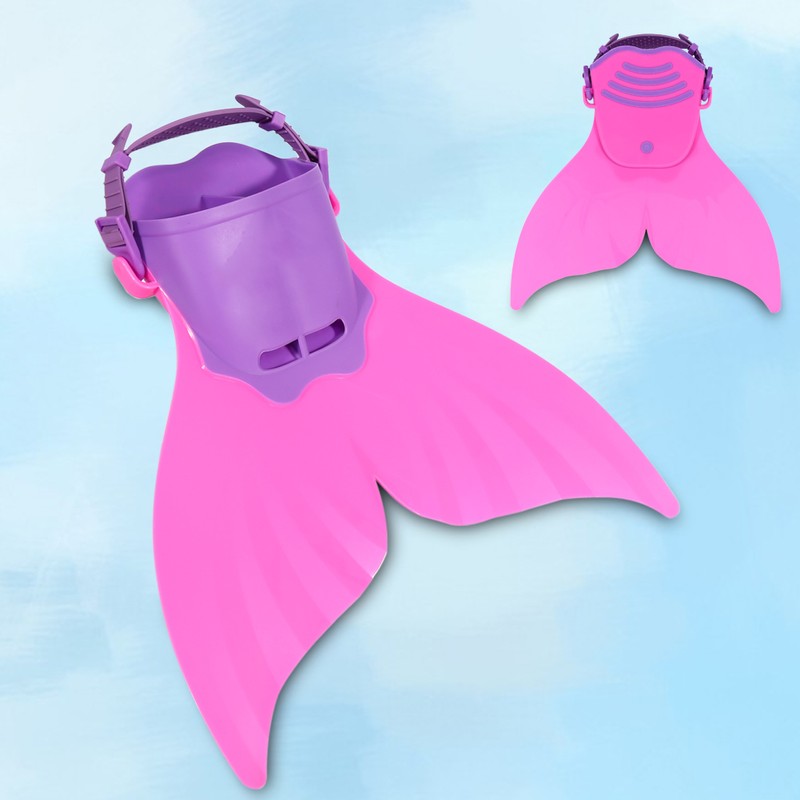 Kids Teenagers Shallow dives Mermaids Monofin Flippers Swimmable Tail