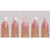 150Pcs White French Tip Press on Nails Long Square Fake
