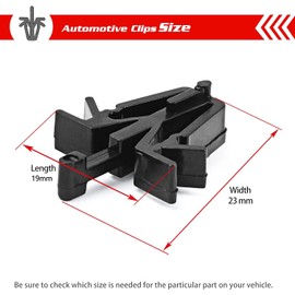 OTUAYAUTO 30PCS Grill Clips Retainer - Length 19mm Interior Trim Panel Grille Fastener Replacement for Toyota Tacoma 1995-2004, Replace OEM#: 90467-12040
