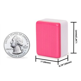 Yellow Mountain Imports Chinese Mahjong Set - “Rouge Harmony” - with 146 Medium Tiles, Red Vinyl Case, Wind Indicator and Dice - for Chinese Style Gameplay Only [胭红绽放 中式麻将]