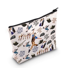 WZMPA Newsies Musical Cosmetic Bag Jack and Katherine Fans Gift Newsies Character Makeup Zipper Pouch Bag Broadway Newsies Merch, No One Away, Fit