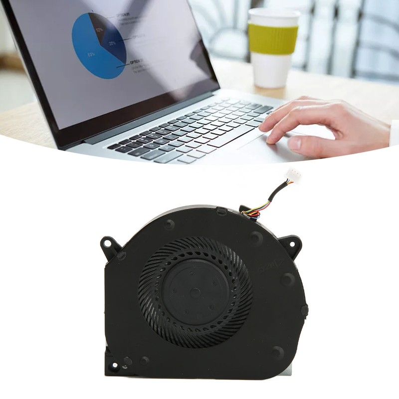 Laptop Cooling Fan Replacement 4 Pin Power Connector For Lenovo