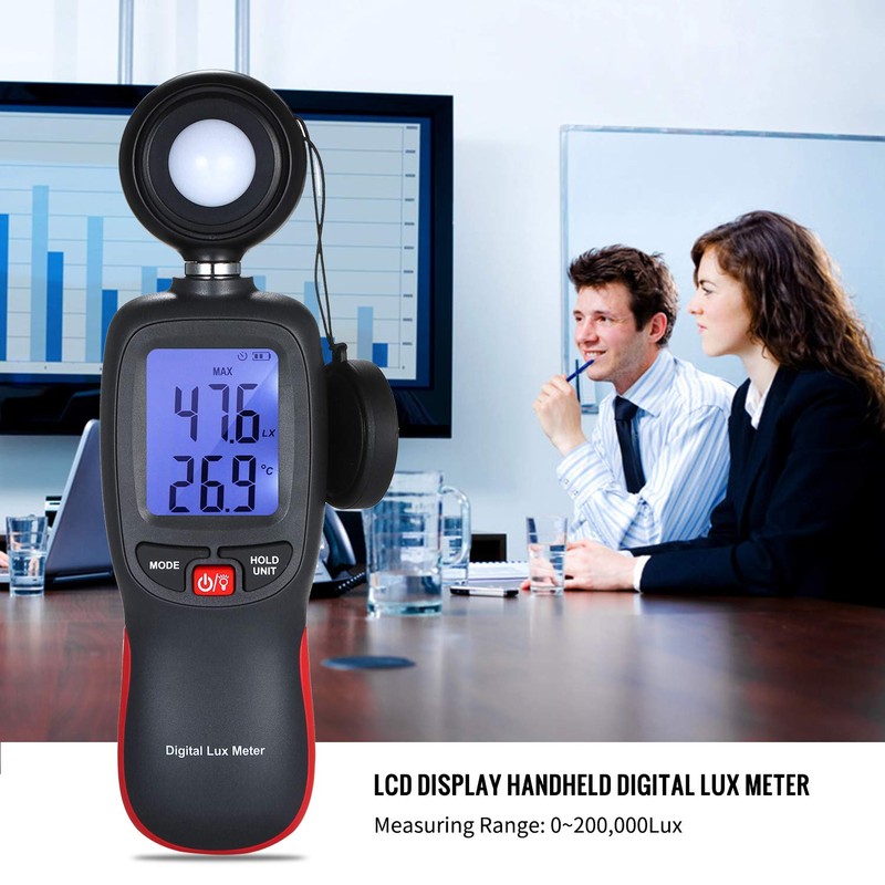 YaSao Digital Lux Meter LCD Display Handheld Illuminometer Mini Luminometer