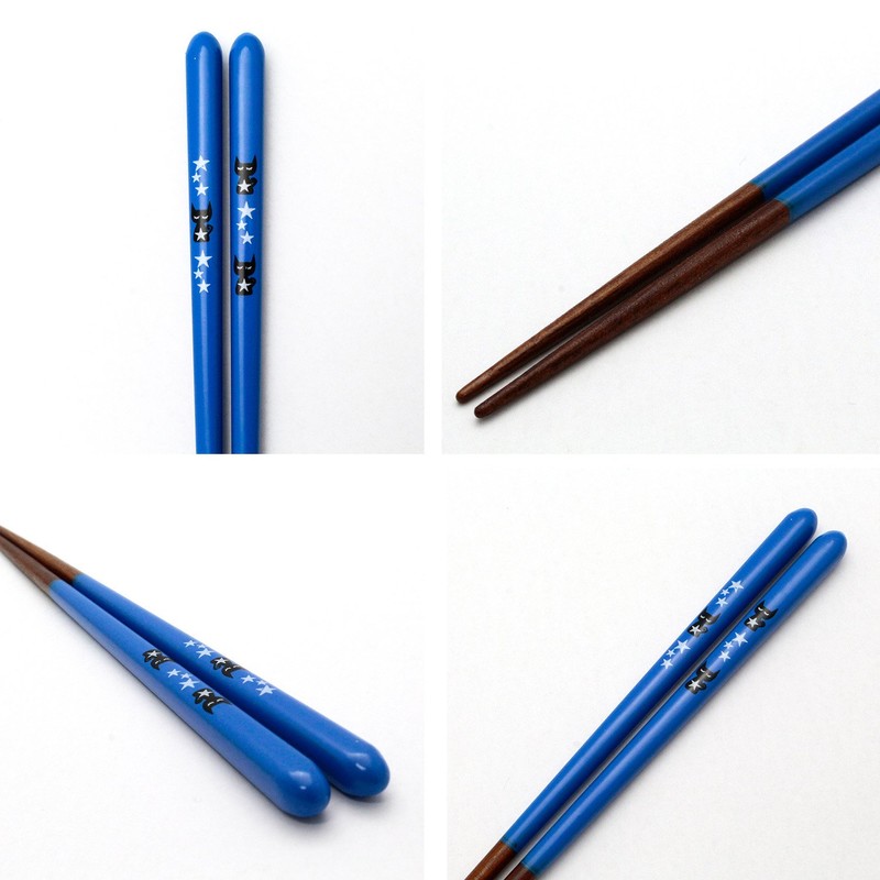 isida Chopsticks Family Cat Dishwasher Safe Blue 18 cm
