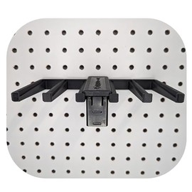 Hammy3DPrints Mount for Remington 770 Long Action Mags - Pegboard/Metal Pegboard/Skadis/etc. | Magazine Holder Storage Rack (Heavyweight Diamond Plate Steel)