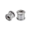 X AUTOHAUX 10pcs Silver Tone 8.5mm Chainring Nuts Road Bicycle
