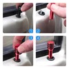 qboonpt 4 PCS Car Door Lock Knobs, Aluminum Alloy Inner