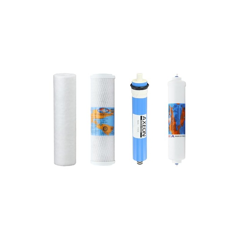 PureValue 4EZ50 Water Filter Replacement Kit - 50 GPD Reverse