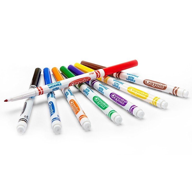 Crayola 8ct Washable Markers Fine
