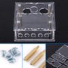 6J1 DIY Acrylic Case Kit,Protection Parts Kit Tube Preamp Box