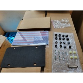 VEHITO American Flag License Plate, Red Blue Front Flag License Plates