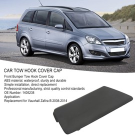 Tow Hook Cover Cap Square Black Replacement for Vauxhall Zafira B 2008-2014