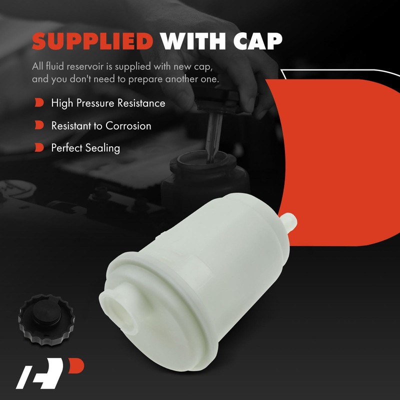A-Premium Power Steering Reservoir Tank with Seal Kit Compatible with