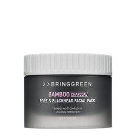 BRING GREEN Bamboo Charcoal Pore & Black Head Facial Pack